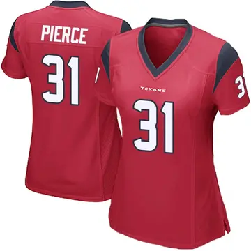 Women's Nike Houston Texans Dameon Pierce Red Alternate Jersey - Game