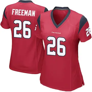 Women's Nike Houston Texans Royce Freeman Red Alternate Jersey - Game