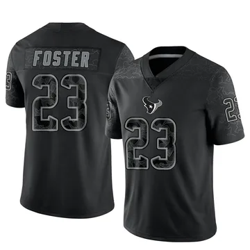 Youth Nike Houston Texans Arian Foster Black Reflective Jersey - Limited