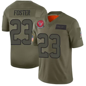 Youth Nike Houston Texans Arian Foster Camo 2019 Salute to Service Jersey - Limited