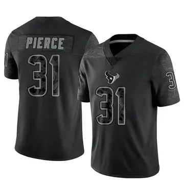 Youth Nike Houston Texans Dameon Pierce Black Reflective Jersey - Limited