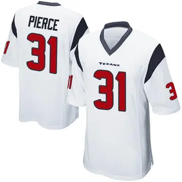Youth Nike Houston Texans Dameon Pierce White Jersey - Game