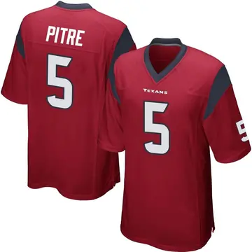 Youth Nike Houston Texans Jalen Pitre Red Alternate Jersey - Game