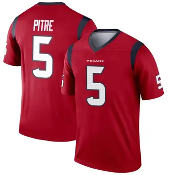 Youth Nike Houston Texans Jalen Pitre Red Jersey - Legend