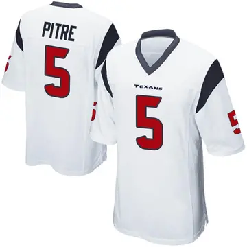 Youth Nike Houston Texans Jalen Pitre White Jersey - Game