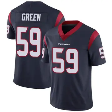 Youth Nike Houston Texans Kenyon Green Navy Blue Team Color Vapor Untouchable Jersey - Limited
