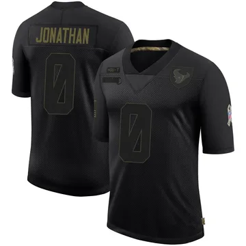 Youth Nike Houston Texans Kingsley Jonathan Black 2020 Salute To Service Jersey - Limited
