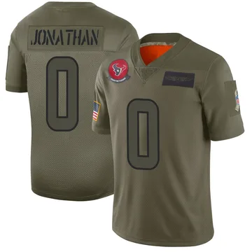 Youth Nike Houston Texans Kingsley Jonathan Camo 2019 Salute to Service Jersey - Limited