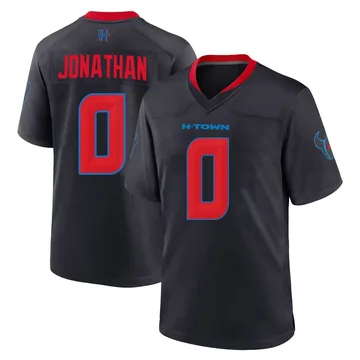 Youth Nike Houston Texans Kingsley Jonathan Navy 2nd Alternate Jersey - Game