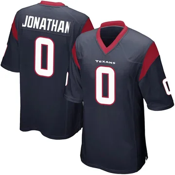 Youth Nike Houston Texans Kingsley Jonathan Navy Blue Team Color Jersey - Game
