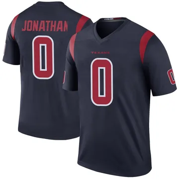 Youth Nike Houston Texans Kingsley Jonathan Navy Color Rush Jersey - Legend