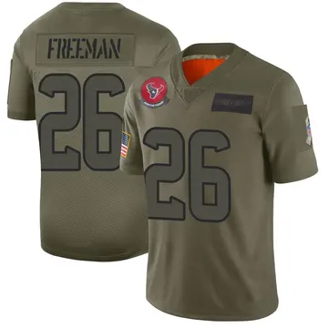 Youth Nike Houston Texans Royce Freeman Camo 2019 Salute to Service Jersey - Limited