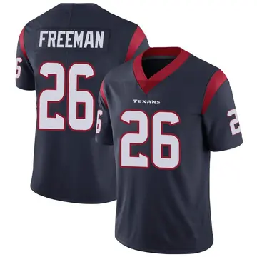 Youth Nike Houston Texans Royce Freeman Navy Blue Team Color Vapor Untouchable Jersey - Limited