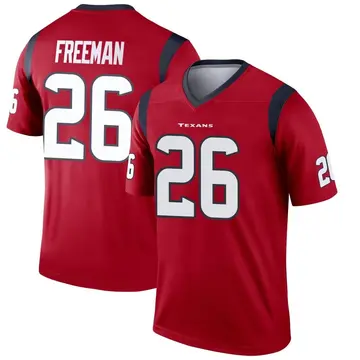 Youth Nike Houston Texans Royce Freeman Red Jersey - Legend