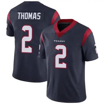 Youth Nike Houston Texans Tavierre Thomas Navy Blue Team Color Vapor Untouchable Jersey - Limited