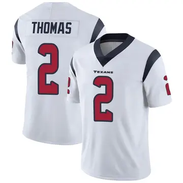 Youth Nike Houston Texans Tavierre Thomas White Vapor Untouchable Jersey - Limited
